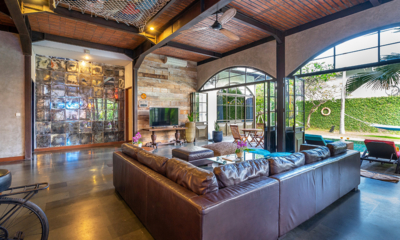 Niconico Mansion Living Area with TV | Seminyak, Bali