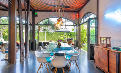 Niconico Mansion Dining Area with Pool View | Seminyak, Bali