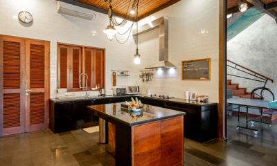 Niconico Mansion Kitchen Area with Up Stairs | Seminyak, Bali