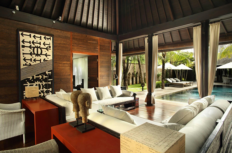Villa Samuan Villa Siki Pool Side Living Area | Seminyak, Bali