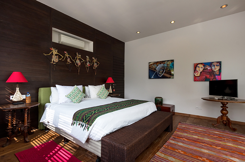 Villa Theo Bedroom with TV | Umalas, Bali