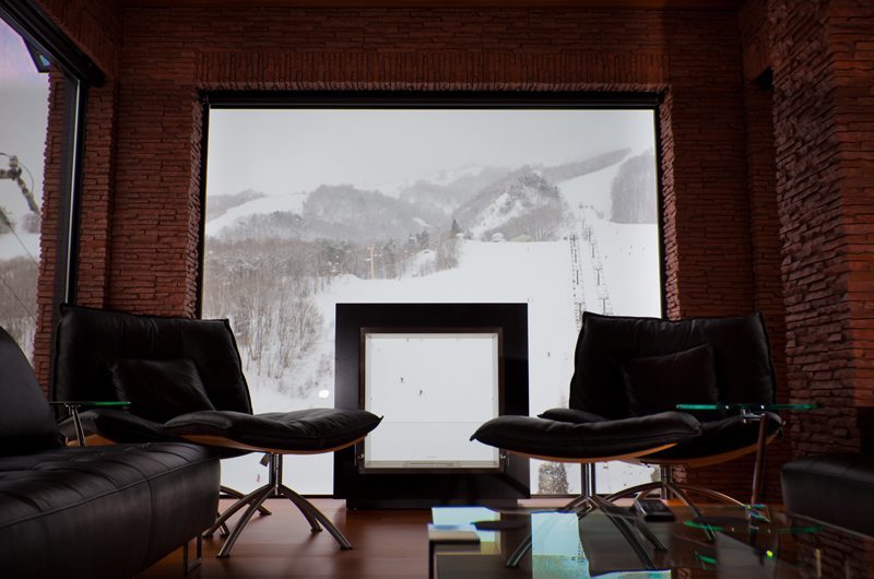 One Happo Chalet Indoor Lounge | Hakuba, Nagano