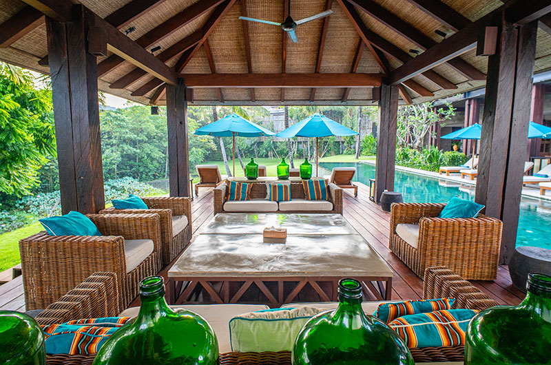 Ambalama Villa Pool Side Living Area | Seseh, Bali