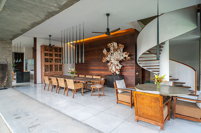 Ambalama Villa Dining Area with Up Stairs | Seseh, Bali