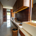 Ambalama Villa His and Hers Bathroom One with Mirrors | Seseh, Bali