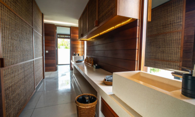 Ambalama Villa His and Hers Bathroom One with Mirrors | Seseh, Bali