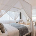 Beach House Bedroom with Wooden Floor | Nusa Lembongan, Bali