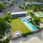 Beach House Gardens and Pool from Top | Nusa Lembongan, Bali