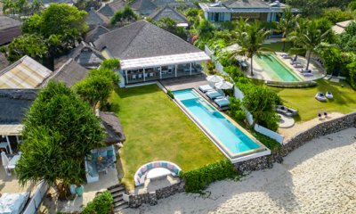 Beach House Gardens and Pool from Top | Nusa Lembongan, Bali