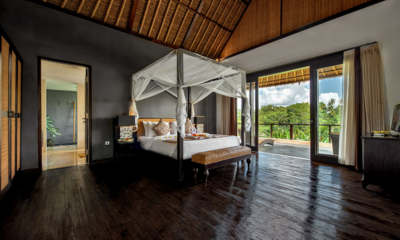 Villa Kembang Bougainvillea Room Bedroom and Balcony | Ubud, Bali