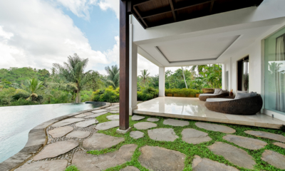 Villa Kembang Pool Side Seating Area with View | Ubud, Bali