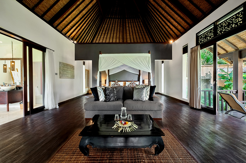 Villa Kembang Cempaka Room Bedroom with Wooden Floor | Ubud, Bali