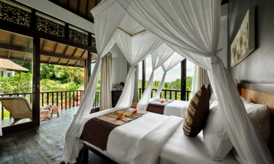 Villa Kembang Kamboja Room Twin Bedroom with View | Ubud, Bali
