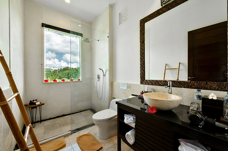 Villa Kembang Kamboja Room Bathroom with Shower | Ubud, Bali