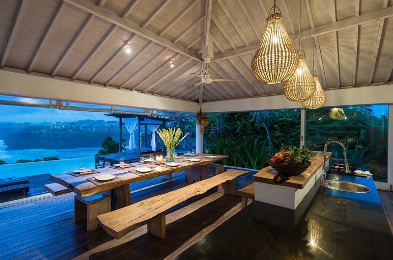 Villa Tranquilla Dining and Kitchen Area | Nusa Lembongan, Bali