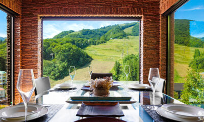 One Happo Chalet Dining with Outdoor View | Hakuba, Nagano