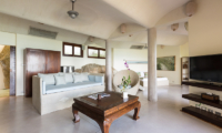 Villa Samudra Master Bedroom Area with TV | Koh Samui, Thailand