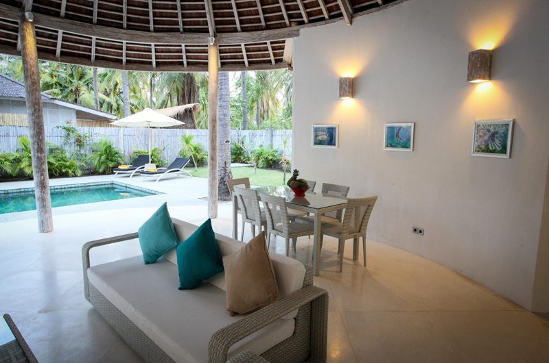 Sunset Palm Resort Super Deluxe 2br Villa Living Area | Lombok | Indonesia