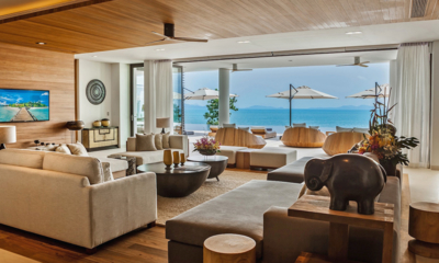 Villa Amarapura Living Area with Sea View | Cape Yamu, Phuket