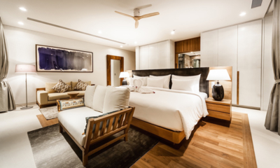 Villa Amarapura Master Bedroom with Wooden Floor | Cape Yamu, Phuket