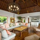 Villa Naty Living Area with Wooden Floor | Umalas, Bali