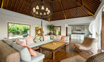 Villa Naty Living Area with Wooden Floor | Umalas, Bali