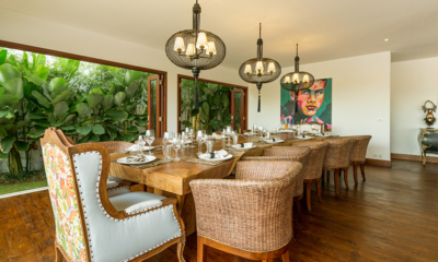 Villa Naty Indoor Dining Table with View | Umalas, Bali