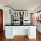 Villa Naty Kitchen Area with Wooden Floor | Umalas, Bali