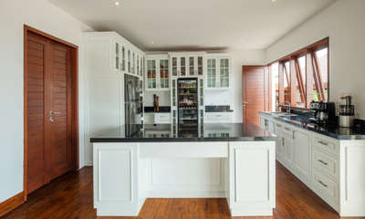 Villa Naty Kitchen Area with Wooden Floor | Umalas, Bali