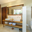 Villa Naty His and Hers Bathroom with Mirror | Umalas, Bali