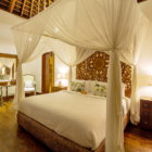 Villa Naty Bedroom with Side Lamps | Umalas, Bali