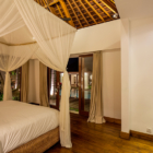 Villa Naty Bedroom with Pool View at Night | Umalas, Bali