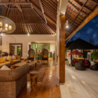 Villa Naty Living Area with Night View | Umalas, Bali