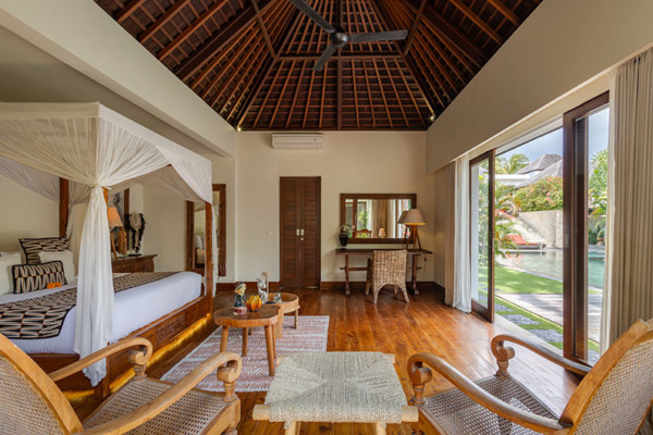 Villa Naty Master Bedroom One with View | Umalas, Bali Villa Naty Master Bedroom One with View | Umalas, Bali