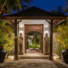Villa Naty Entrance Area at Night | Umalas, Bali