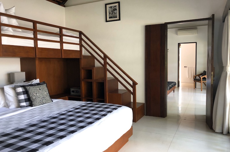 Villa Tjitrap Guest Bedroom with Bunk Bed | Seminyak, Bali