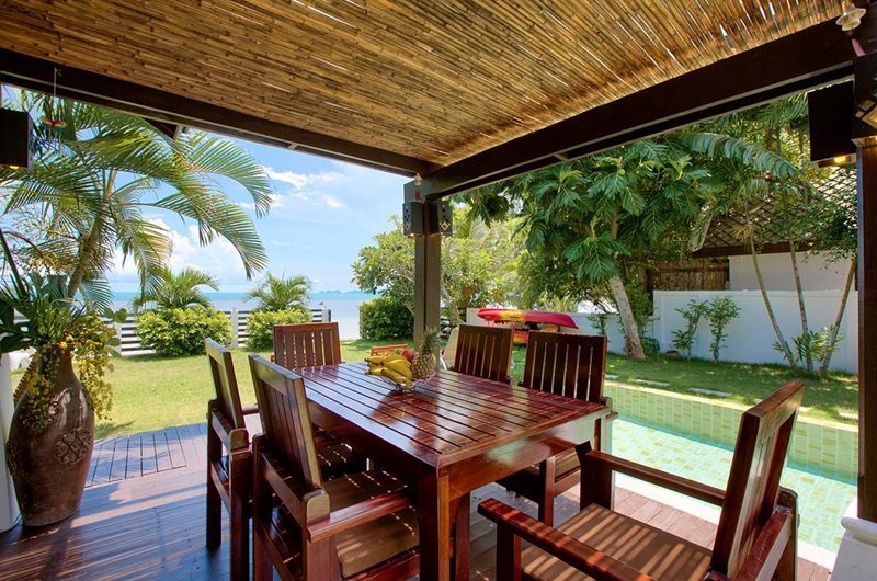 Emerald Sands Beach Villa Outdoor Dining Area | Koh Samui, Thailand