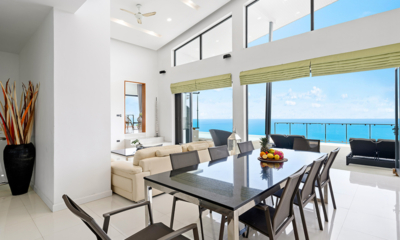 Karpe Diem Living and Dining Area with View | Chaweng, Koh Samui