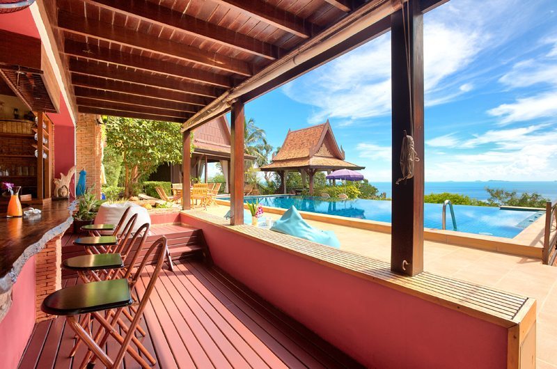 Villa Thai Teak Breakfast Bar | Koh Samui, Thailand