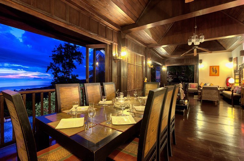 Villa Thai Teak Dining Room | Koh Samui, Thailand