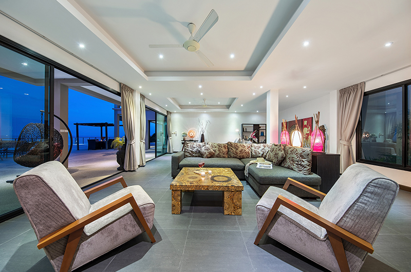 Ban Nai Fan Living Area at Night | Choeng Mon, Koh Samui