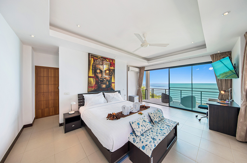 Ban Nai Fan Bedroom Two and Balcony with Sea View | Choeng Mon, Koh Samui