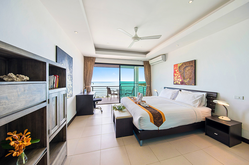 Ban Nai Fan Bedroom Three and Balcony with Sea View | Choeng Mon, Koh Samui