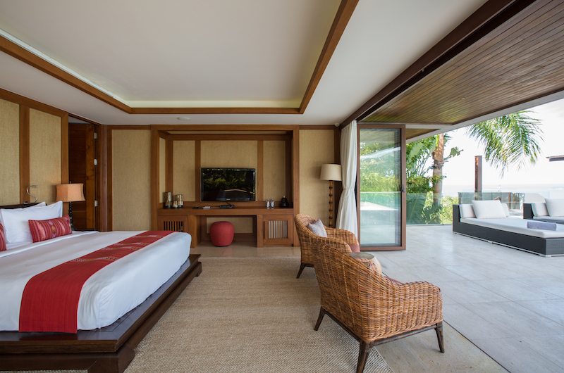 Praana Residence Bedroom with TV | Bophut, Koh Samui