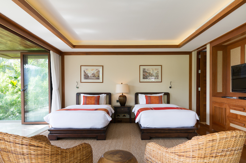 Praana Residence Twin Bedroom Area | Bophut, Koh Samui