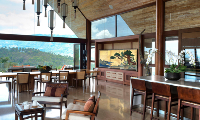 Praana Residence Indoor Living and Dining Area | Bophut, Koh Samui