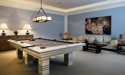 Praana Residence Lounge Area with Billiard Table | Bophut, Koh Samui