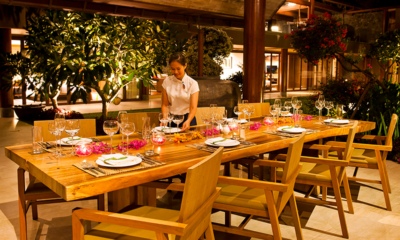 Praana Residence Dining at Night | Bophut, Koh Samui