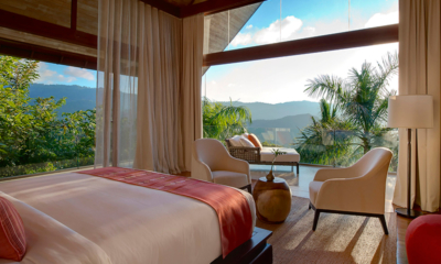 Praana Residence Bedroom and Balcony with View | Bophut, Koh Samui