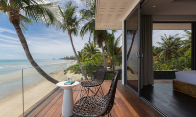 Villa U Bedroom Three Balcony with Seating Area | Lipa Noi, Koh Samui